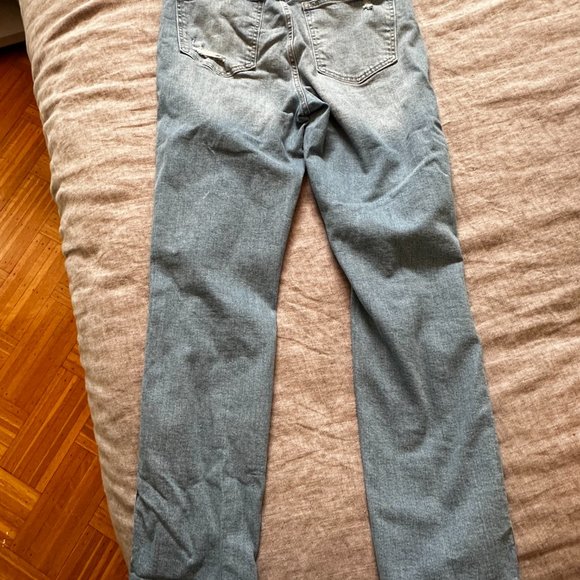 Light Blue Distressed Women Jeans - Picture 5 of 5